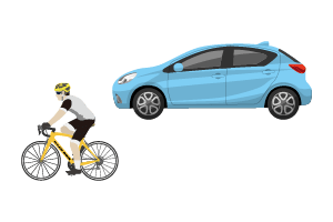 Bicycles are vehicles. As such, cyclists must ride safely and most follow the rules of the road and stay on the left-side of the road while following all traffic laws and regulations.